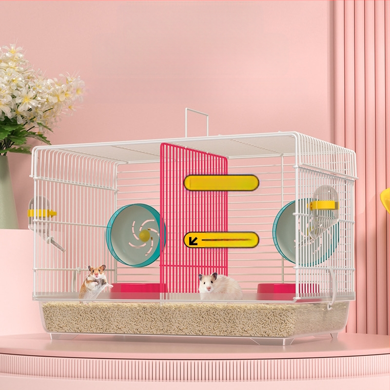 Клетка за хамстери от неръждаема стомана; марка: Друг; подходяща за хамстери