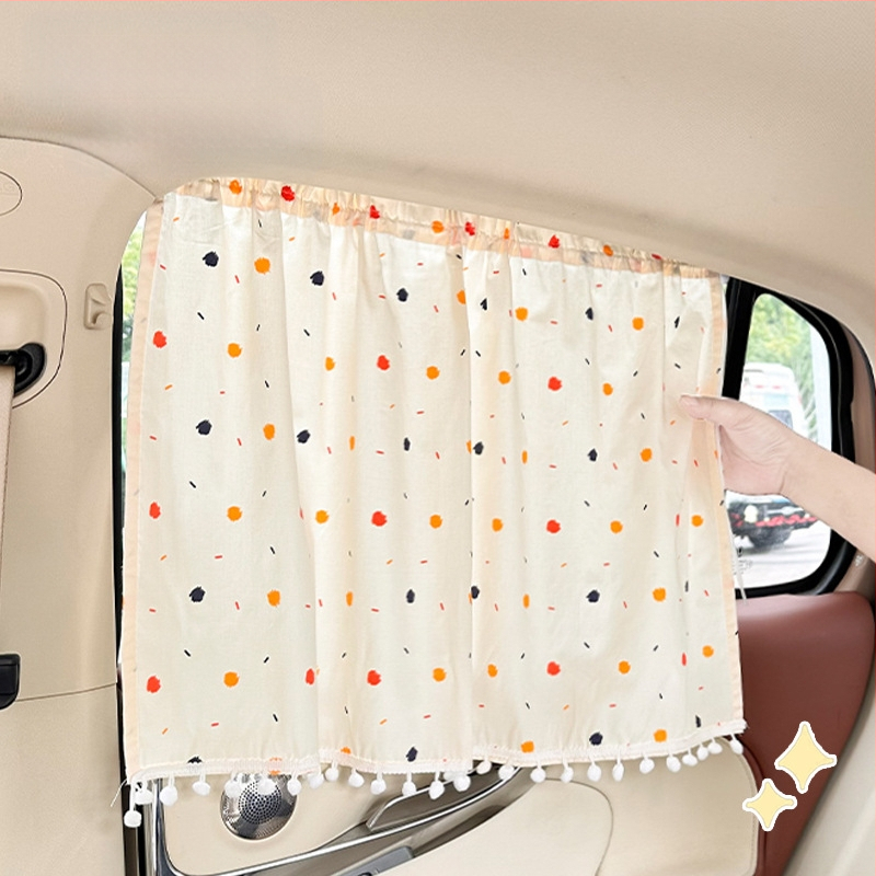 Automobilio lango skydelis su gėlių raštu, medvilnės audinys, tvirtinimas siurbimo puodeliu, universalus pritaikymas langams, saulės apsauga ir šilumos izoliacija