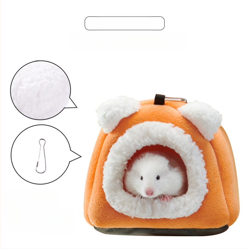 Yee kokvilnas ligzda maziem mājdzīvniekiem — karājama ligzda un gulēšanas maisiņš (materiāls: kokvilna; zīmols: Yee; piemērots mājdzīvniekiem)