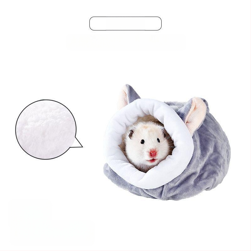 Yee kokvilnas ligzda maziem mājdzīvniekiem — karājama ligzda un gulēšanas maisiņš (materiāls: kokvilna; zīmols: Yee; piemērots mājdzīvniekiem)