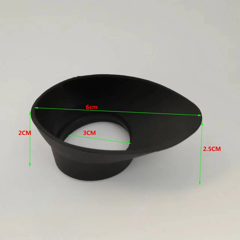 Okuliaro priedas mikroskopui ir teleskopui – guminis akių gaubtas, lenktas ragų sulankstymo dizainas, paukščiams stebėti
