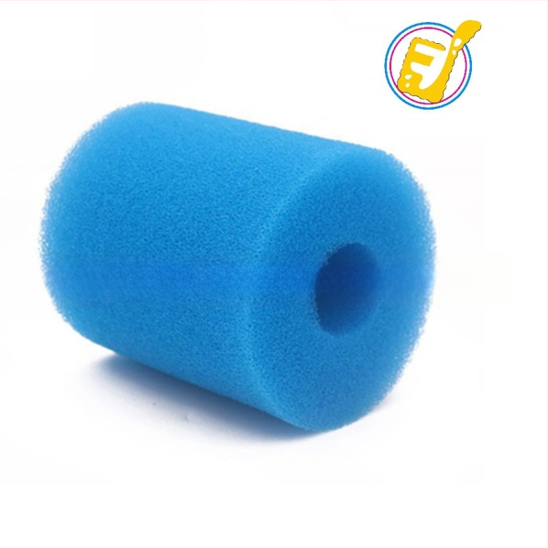 Filtravimo kempinė su lipniu galiniu – bangų formos ląstelių struktūra (PU kempinė, tankis 25, modelis JF-GLHM)