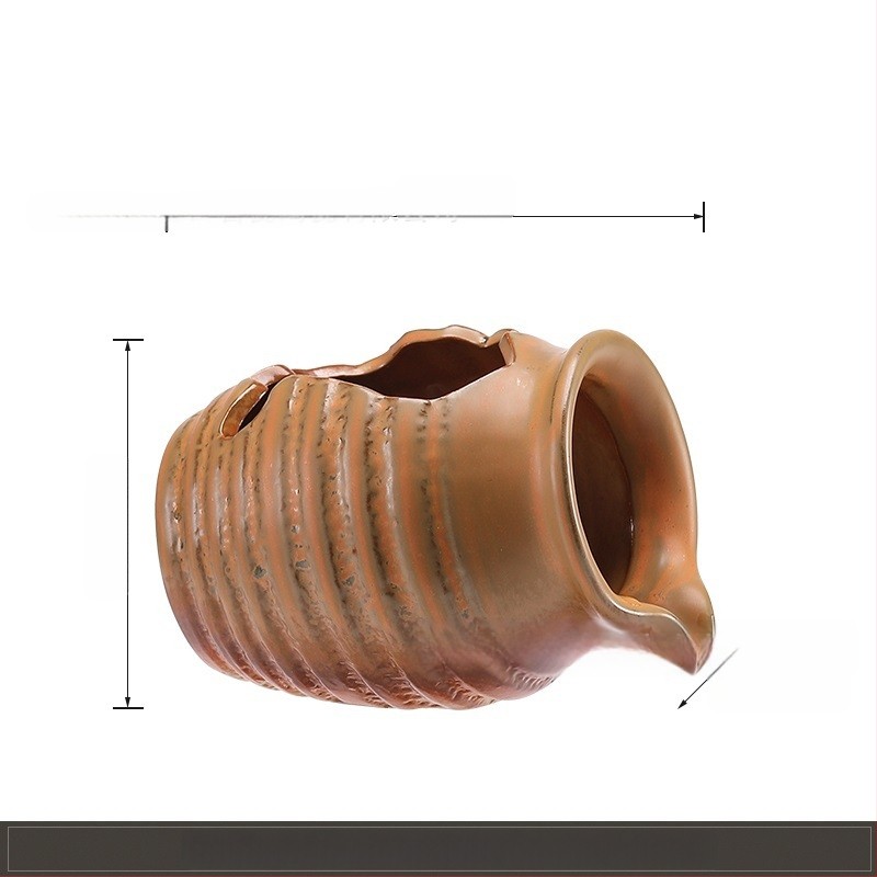 Керамичен циркулиращ воден аквариум за риби — декоративен елемент за двор и интериор, с кислородна филтрация (Материал: керамика; Стил: китайски стил; Повърхностна технология: друга; Обработка и персонализация: Няма; Опаковка: картон)