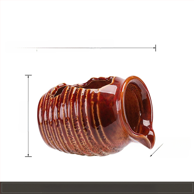 Керамичен циркулиращ воден аквариум за риби — декоративен елемент за двор и интериор, с кислородна филтрация (Материал: керамика; Стил: китайски стил; Повърхностна технология: друга; Обработка и персонализация: Няма; Опаковка: картон)