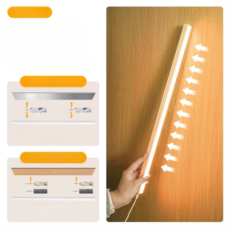 LED lentes galda lampa studentu kopmītnē ar USB magnētisku stiprinājumu, acu aizsardzība, 220V ieeja