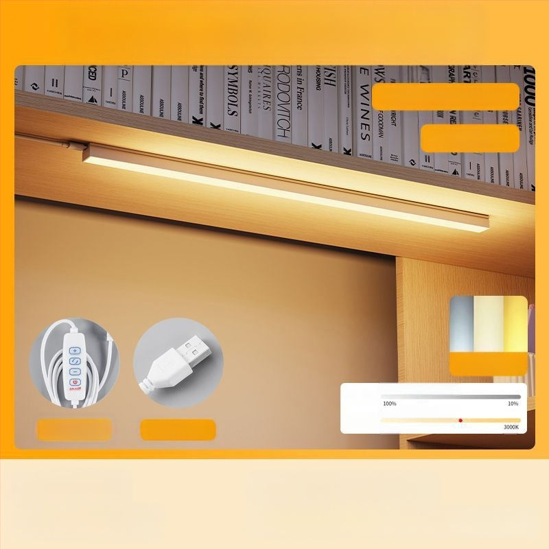 LED lentes galda lampa studentu kopmītnē ar USB magnētisku stiprinājumu, acu aizsardzība, 220V ieeja