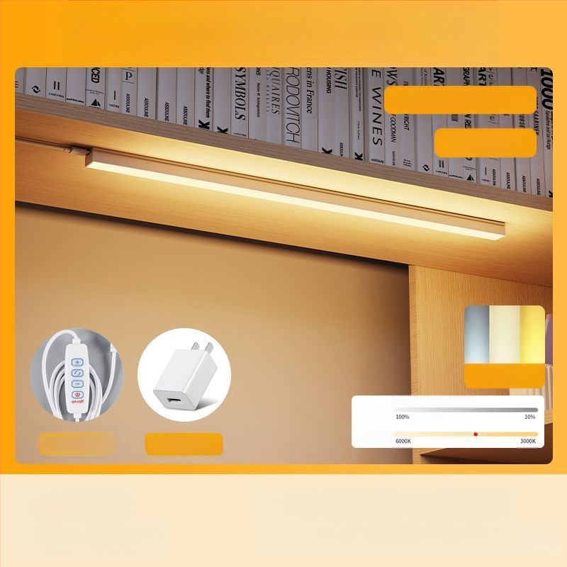 LED lentes galda lampa studentu kopmītnē ar USB magnētisku stiprinājumu, acu aizsardzība, 220V ieeja