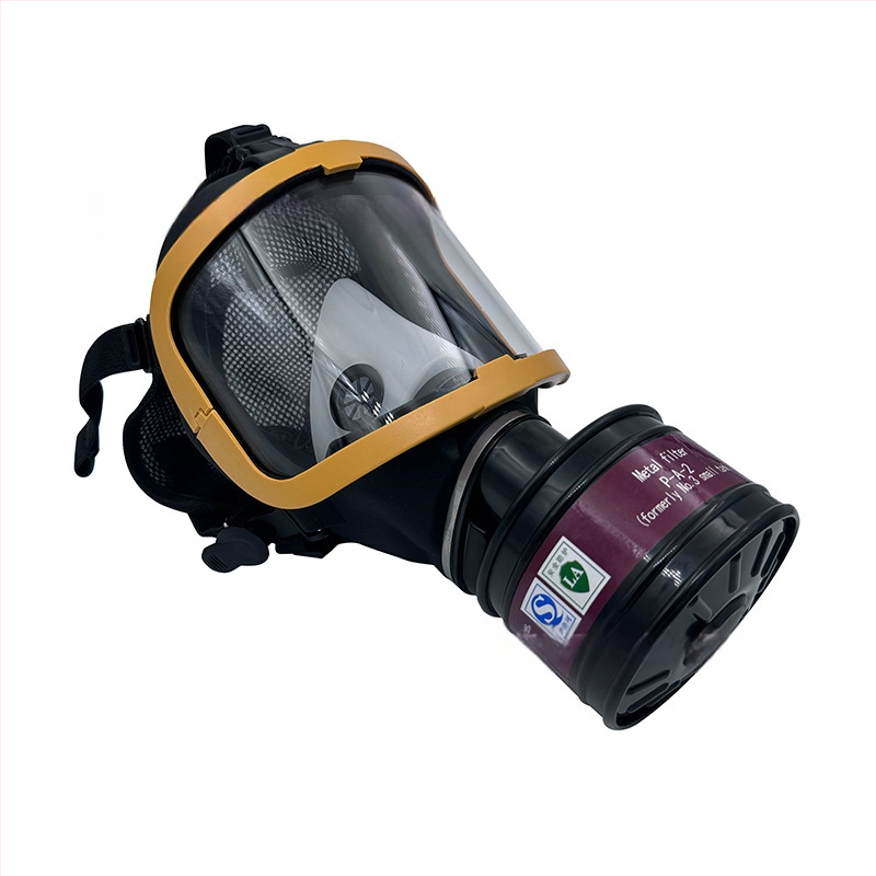 Silikonska maska za zaštitu od plinova s cilindričnim dizajnom – KN95 zaštita od toksičnih plinova, standard GB2890-2009, pakiranje 10 kompleta u kutiji