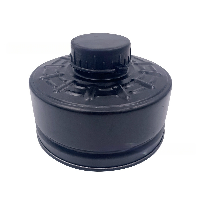 Silikonska maska za zaštitu od plinova s cilindričnim dizajnom – KN95 zaštita od toksičnih plinova, standard GB2890-2009, pakiranje 10 kompleta u kutiji