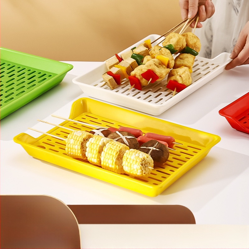 PP kvadratinė plokštelė su drenažo tinkleliu, logotipo spausdinimas pagal užsakymą, mikrobangų krosnelė neveikia, šiuolaikinis minimalistinis stilius