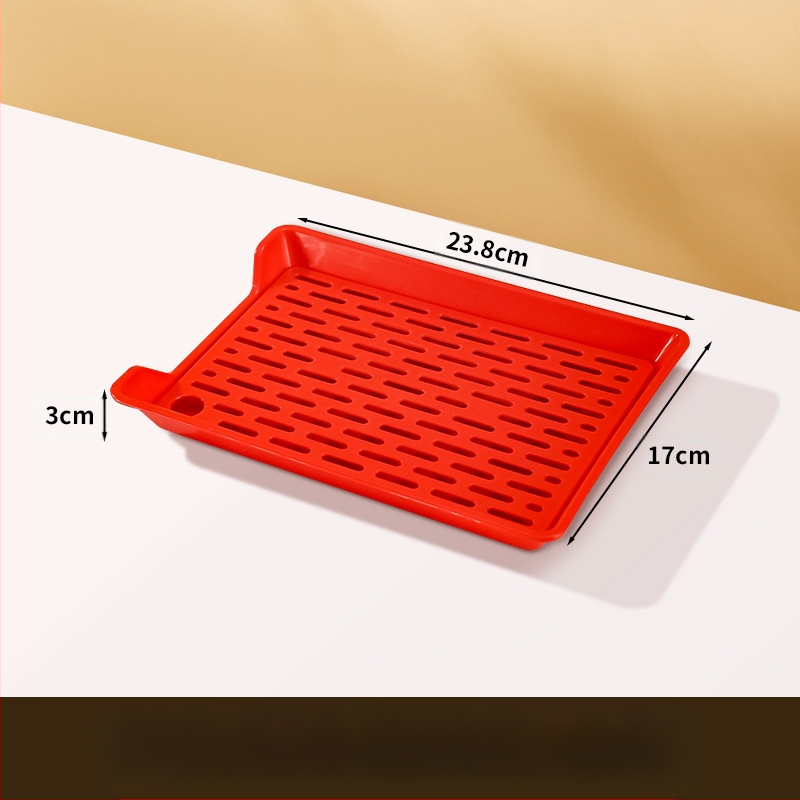 PP kvadratinė plokštelė su drenažo tinkleliu, logotipo spausdinimas pagal užsakymą, mikrobangų krosnelė neveikia, šiuolaikinis minimalistinis stilius