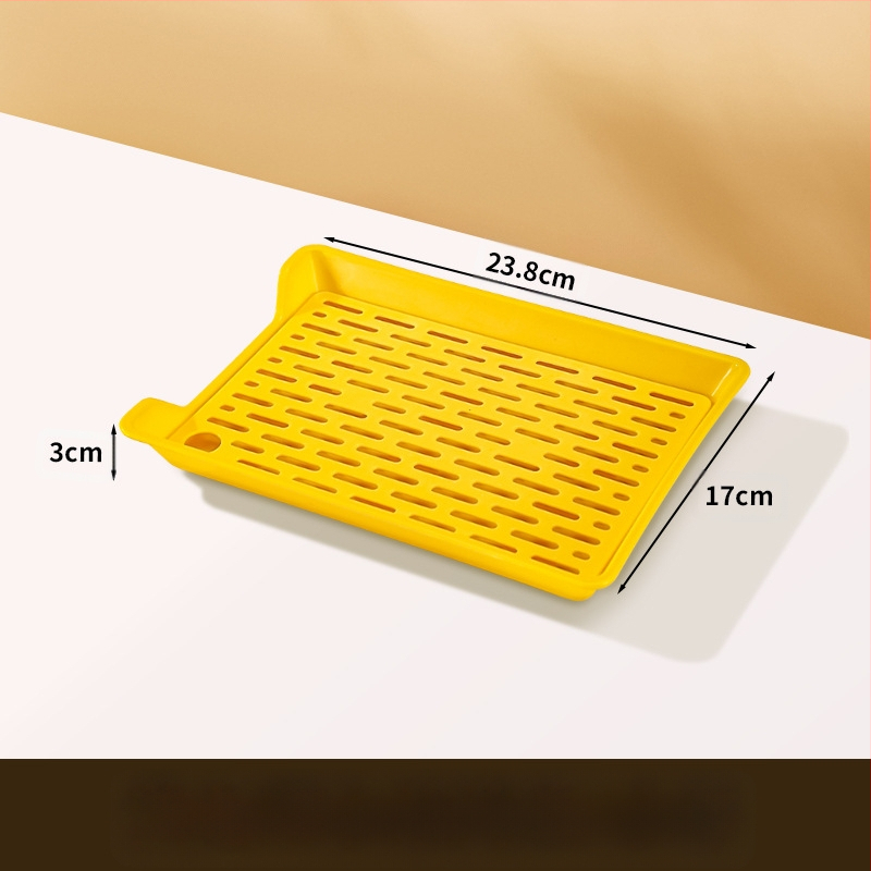 PP kvadratinė plokštelė su drenažo tinkleliu, logotipo spausdinimas pagal užsakymą, mikrobangų krosnelė neveikia, šiuolaikinis minimalistinis stilius