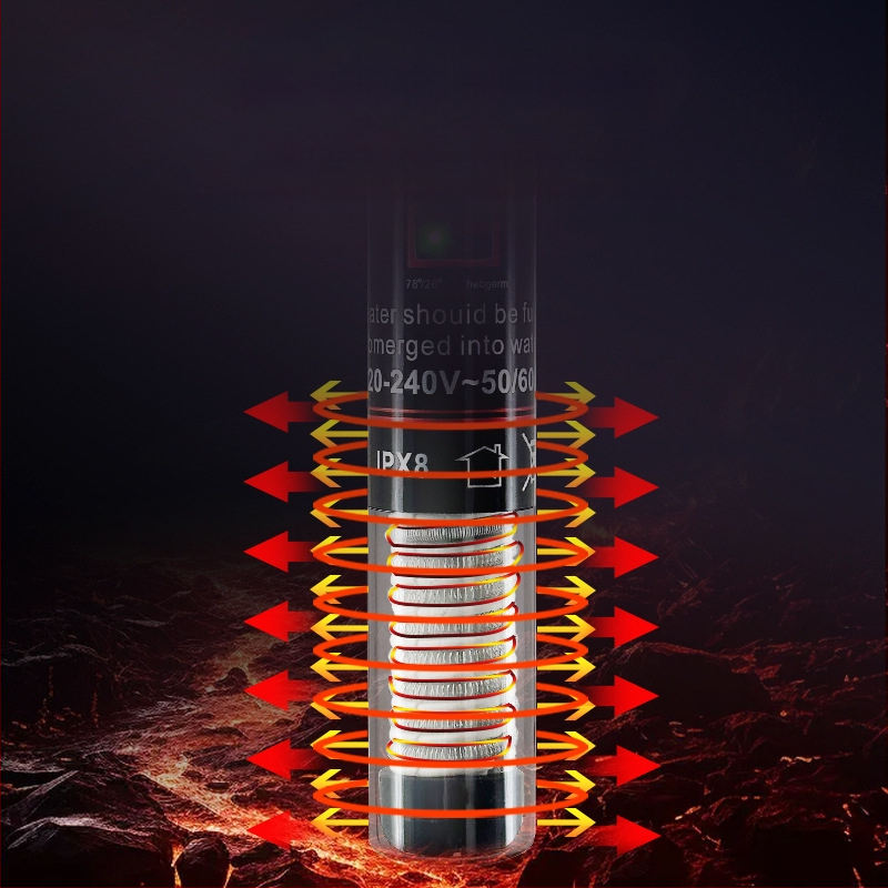 Akvarijska grijač štap s automatskom regulacijom temperature, snaga 10W/25W/50W/75W