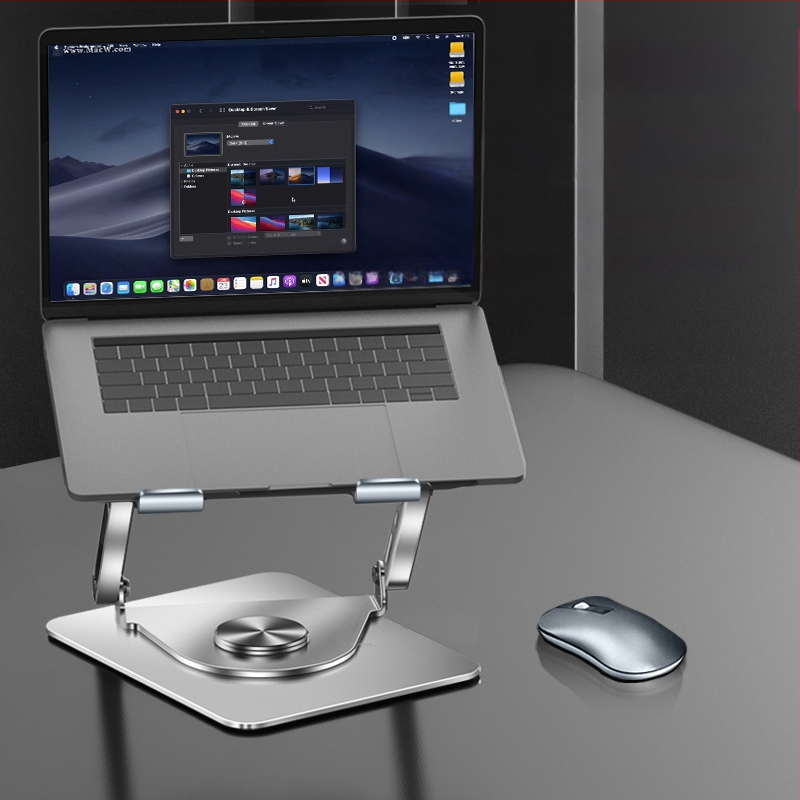 лаптоп стойка с въртене на 360°, въглеродна стомана, модел L121, тегло 1,97 кг, дължина на рамо 50 см