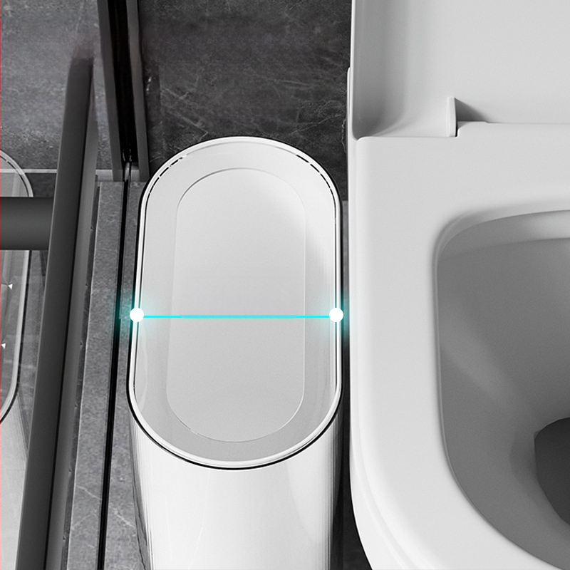 Bez vāka atkritumu tvertne mājas lietošanai, 12 l, plastmasa, ovāla forma, zīmols Qiaofeng