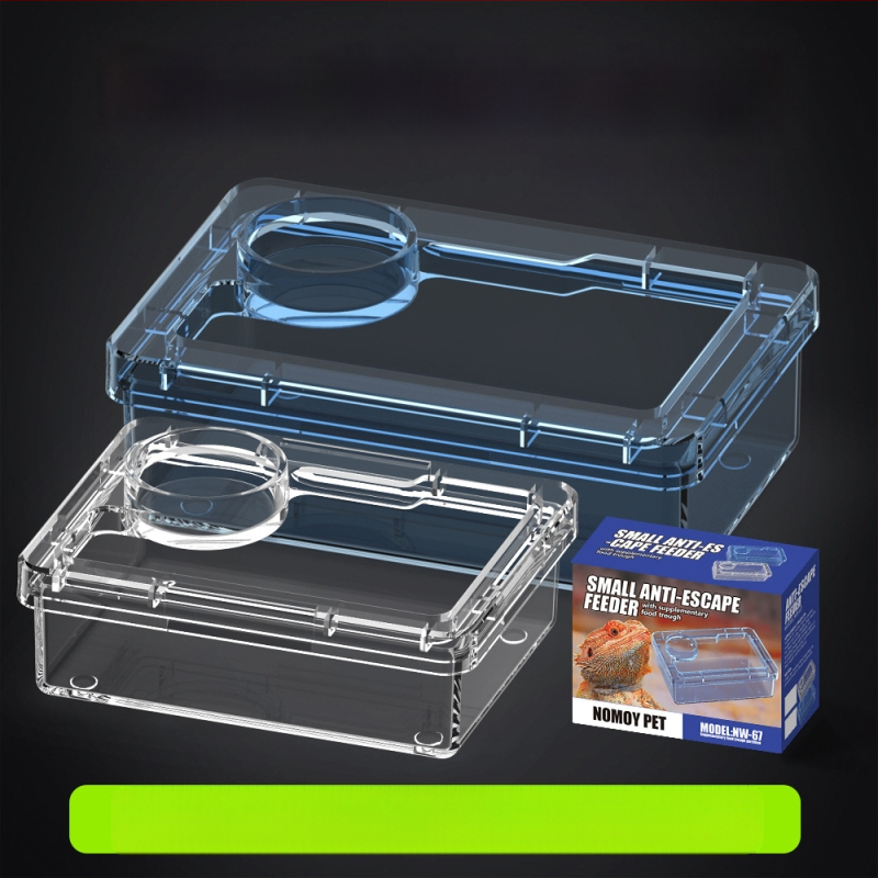 NOMOY PET Хранителна купа за рептили — не е внесена, подходяща за рептили и птици.