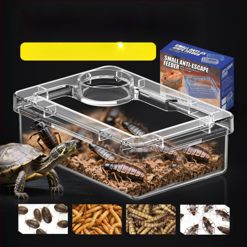 NOMOY PET Хранителна купа за рептили — не е внесена, подходяща за рептили и птици.