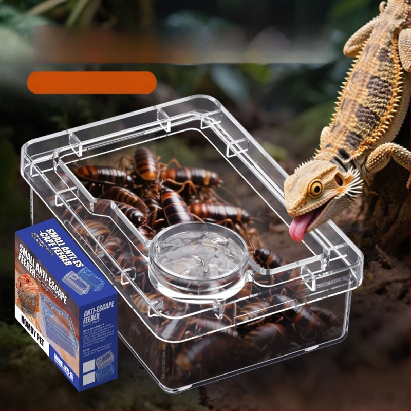 NOMOY PET Хранителна купа за рептили — не е внесена, подходяща за рептили и птици.