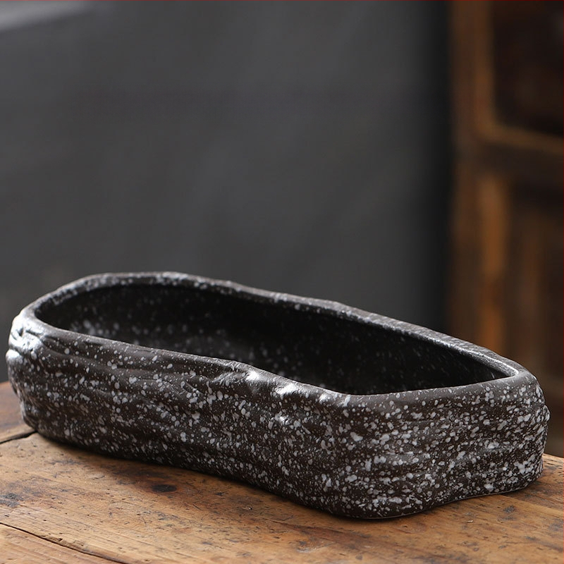 Keraminė gėlių vaza ant grindų – paprastas stilius, namų sodo naudojimui