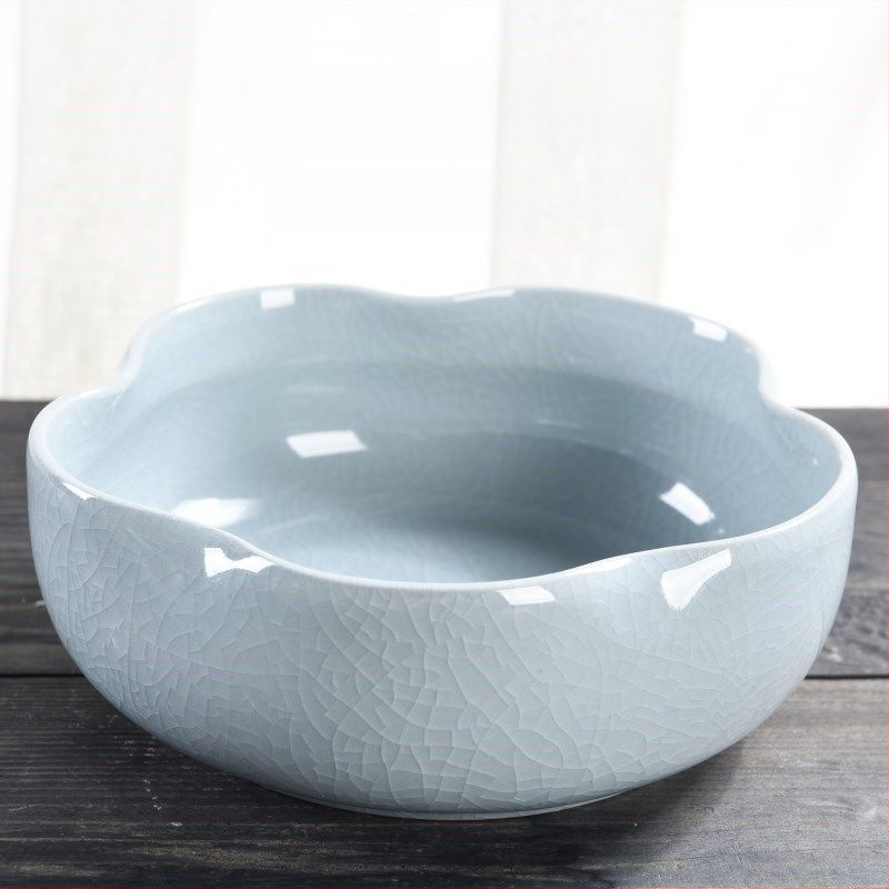 Keraminė gėlių vaza ant grindų – paprastas stilius, namų sodo naudojimui