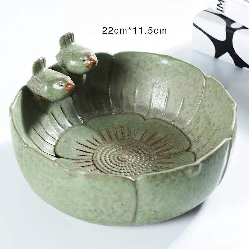 Keraminė gėlių vaza ant grindų – paprastas stilius, namų sodo naudojimui