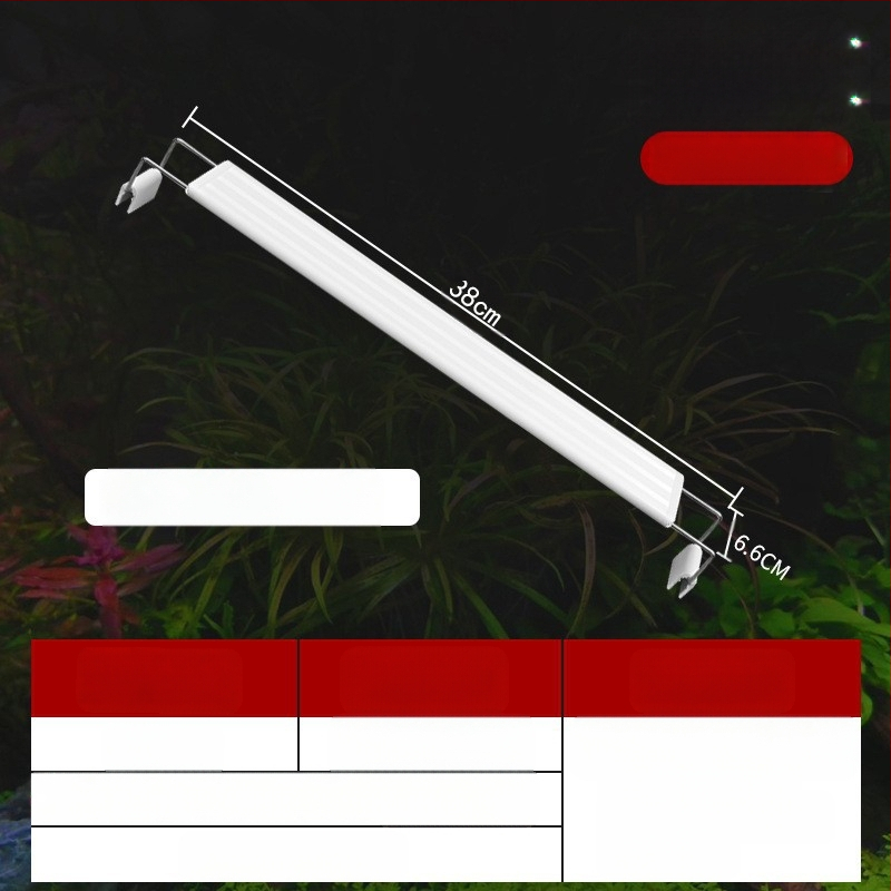 Yusheng PVC φωτιστικό ενυδρείου για διακόσμηση τοπίων, κάτω από 36W