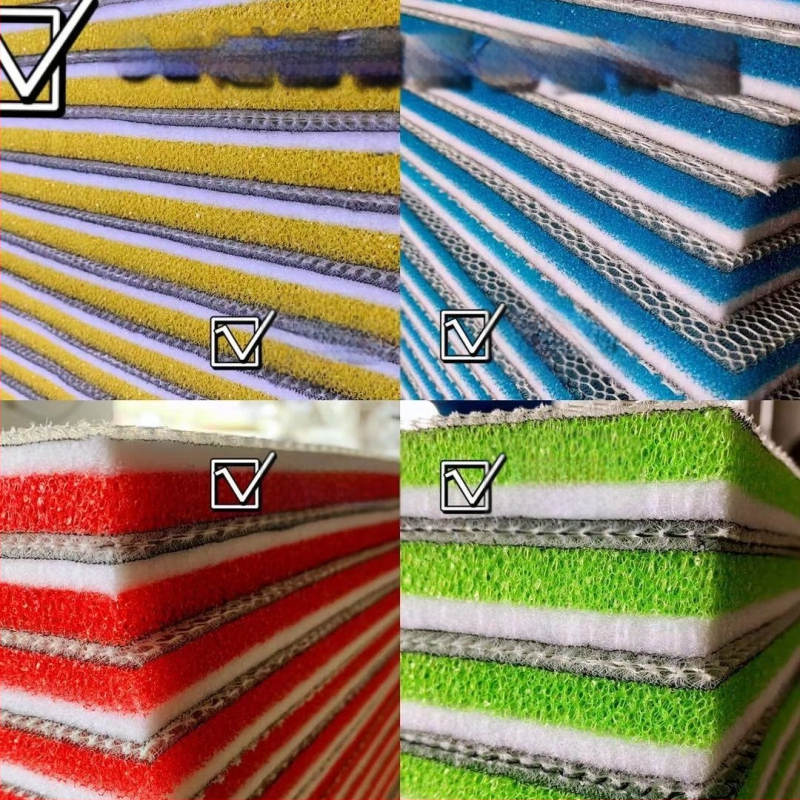 Аквариум филтър памук - без лепило, миещ се, висока плътност за пречистване, 8D филтър памук