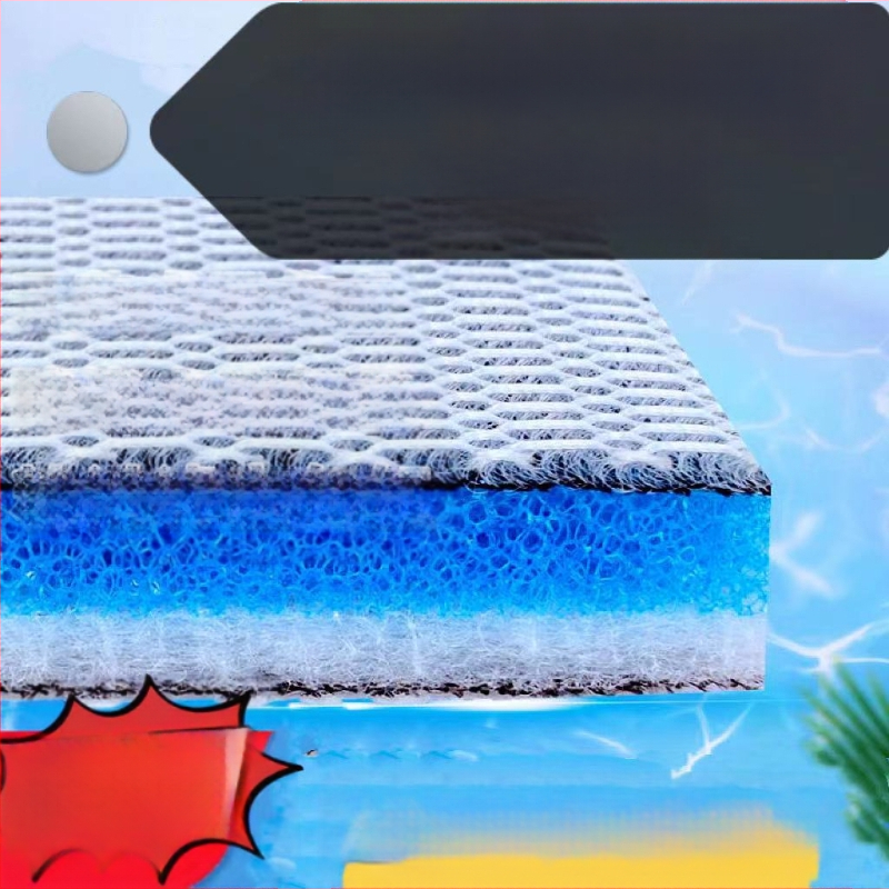 Аквариум филтър памук - без лепило, миещ се, висока плътност за пречистване, 8D филтър памук