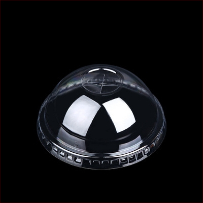 Пластмасов капак за млечен чай, полусферичен, инжекционно формован, удебелен, изпъкнал връх