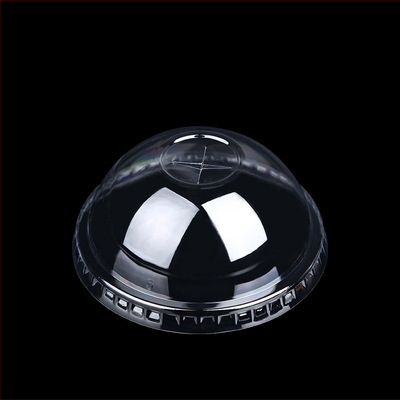 Пластмасов капак за млечен чай, полусферичен, инжекционно формован, удебелен, изпъкнал връх