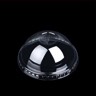 Пластмасов капак за млечен чай, полусферичен, инжекционно формован, удебелен, изпъкнал връх