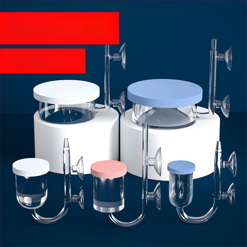 Zivju akvārija gaisa refinētājs — klusā nano gaisa plāksne, skābekļa aerators un atomizētājs (stikls/akrils) – zīmols Pet Sound