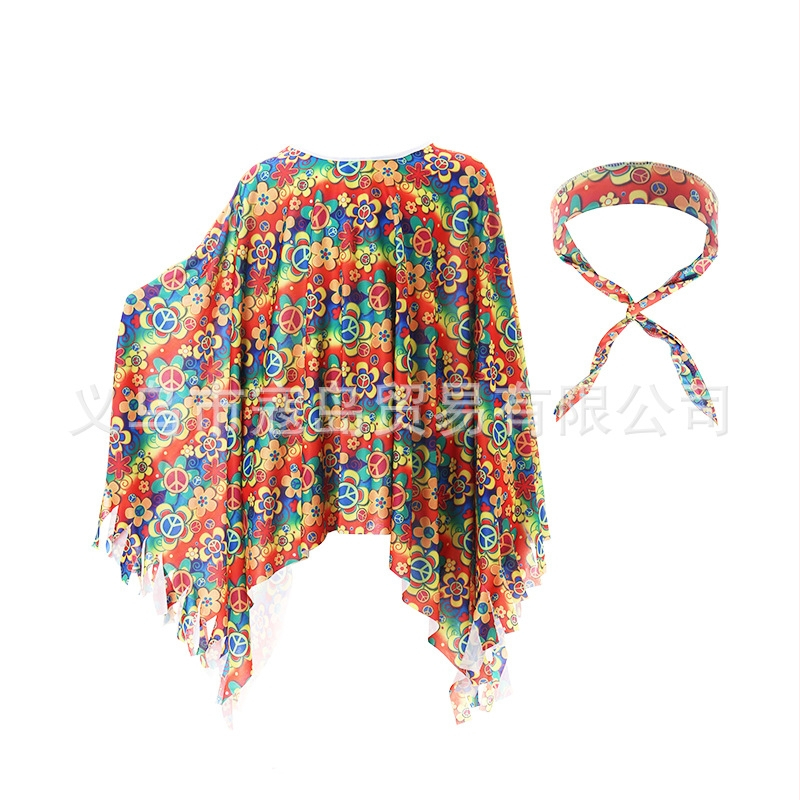 Мексиканска пелерина за Хелоуин и косплей, унисекс (Основен материал: полиестер 80–90%, Вторичен материал: памук <30%, Подходящи поводи: косплей/парти, Възраст: 25–29 г.)