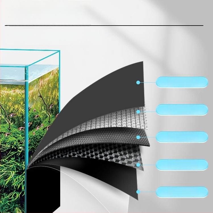 Φόντο ενυδρείου με αυτοκόλλητο - μοντέλο 69850, κατάλληλο για σαλόνι, ματ διακοσμητικό φιλμ γυαλιού