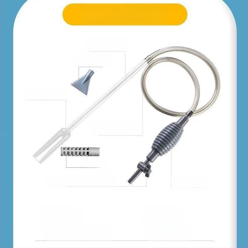 Automātiska akvārija ūdens maiņa no ABS plastmasas, drenāžas funkcija, manuāla ūdens sūknēšanas tīrīšana, ūdens maiņas šļauka, smilšu mazgāšana — Hong people