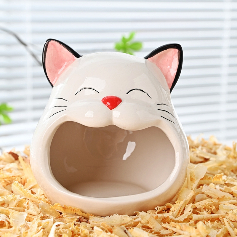 Hamsteru keramikas ligzda, iglu patvērums maziem hamsteriem, iekšējai dekorācijai