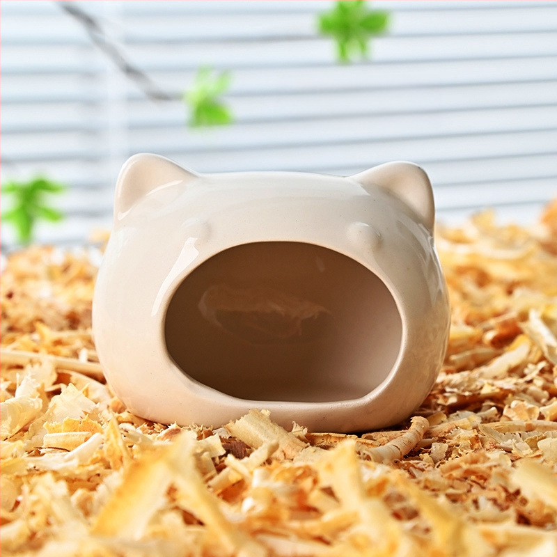 Hamsteru keramikas ligzda, iglu patvērums maziem hamsteriem, iekšējai dekorācijai