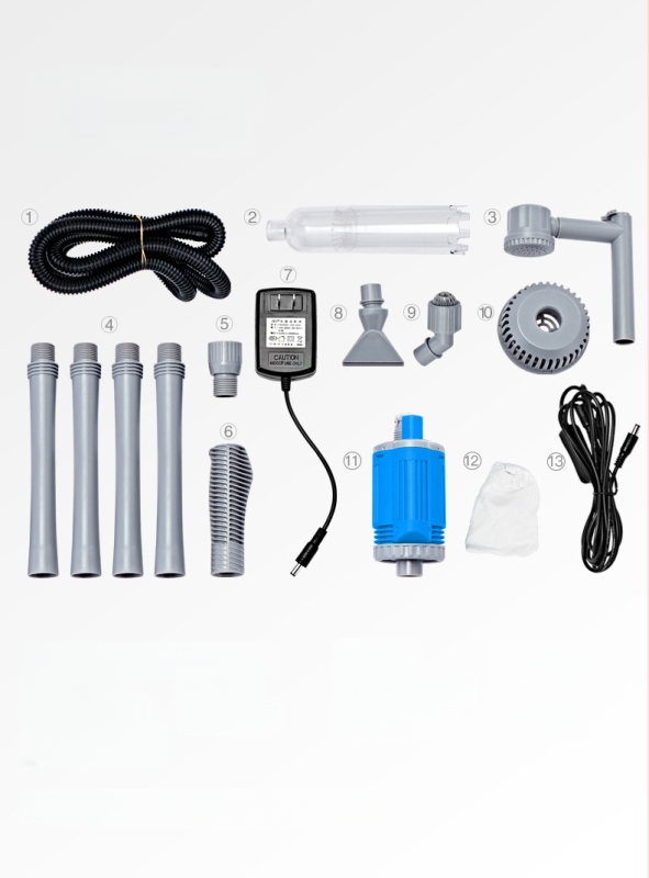 Yibang EB-029 Niskonaponski akvarijski uređaj za izmjenu vode s regulacijom frekvencije i funkcijom čišćenja pijeska, pakiranje 32 komada