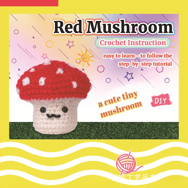 DIY komplektas mezgimui lėlėms – 50% vilna, 24s siūlai, 4 gijos, worsted