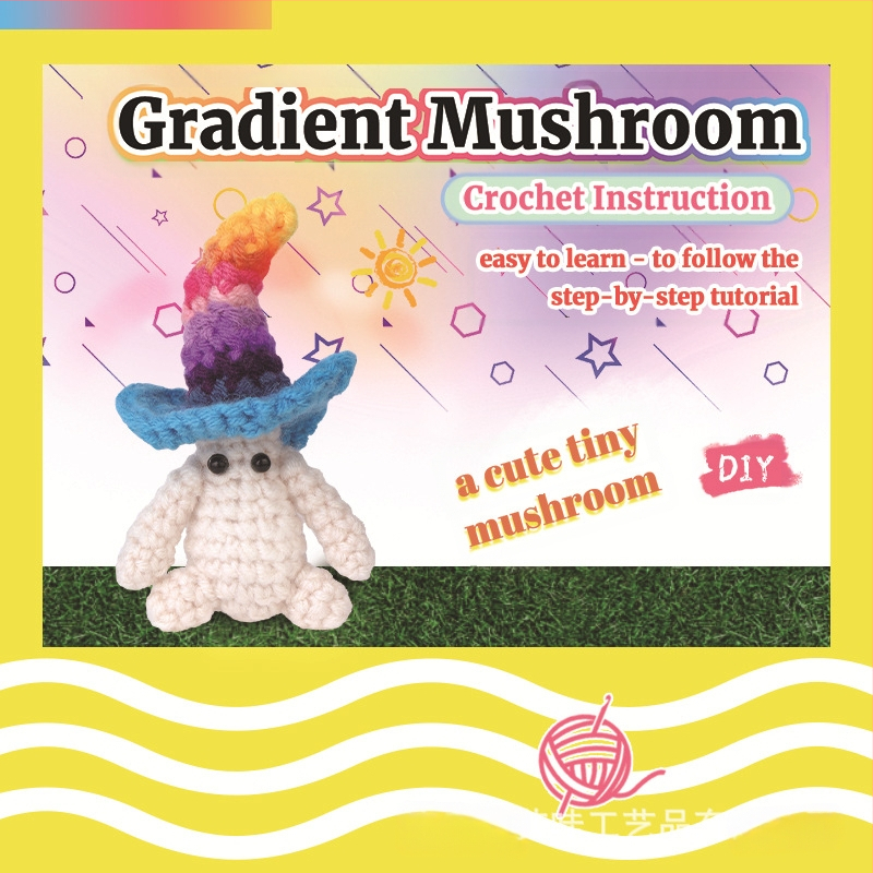 DIY komplektas mezgimui lėlėms – 50% vilna, 24s siūlai, 4 gijos, worsted