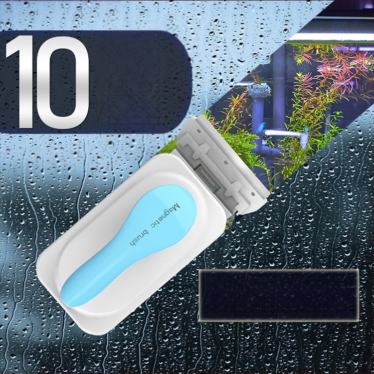 Jingye magnetska četka za čišćenje stakla u akvariju — snažno usisavanje, može se objesiti, plastično kućište, uklanjanje algi