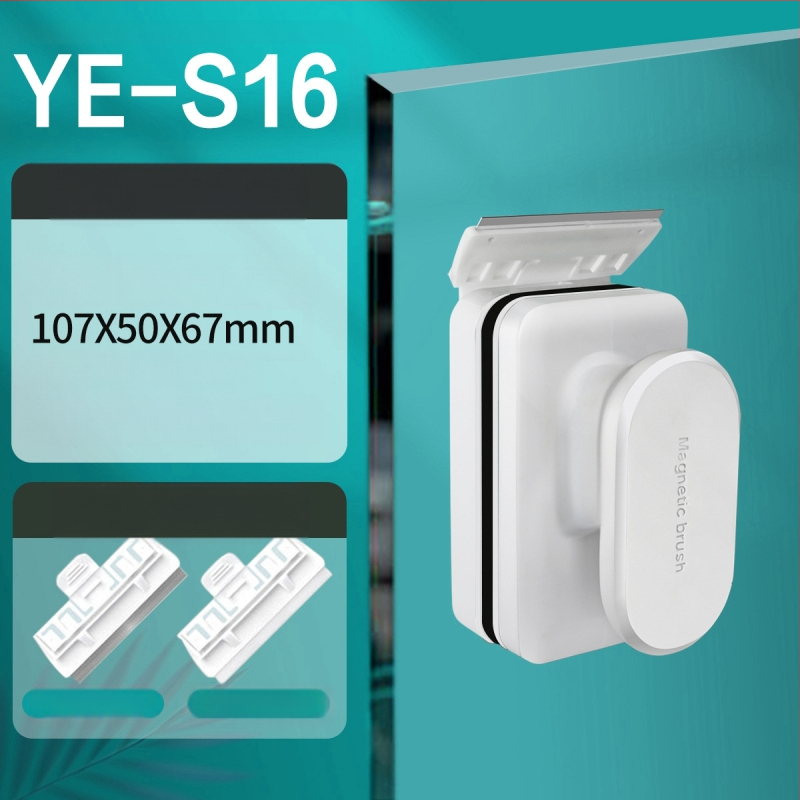 Jingye magnetska četka za čišćenje stakla u akvariju — snažno usisavanje, može se objesiti, plastično kućište, uklanjanje algi