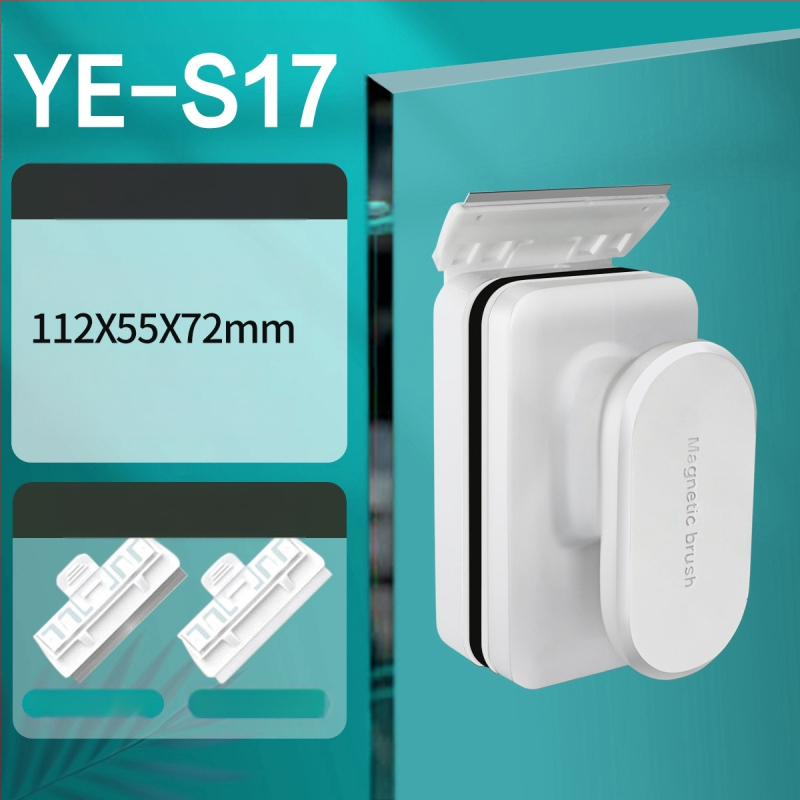 Jingye magnetska četka za čišćenje stakla u akvariju — snažno usisavanje, može se objesiti, plastično kućište, uklanjanje algi