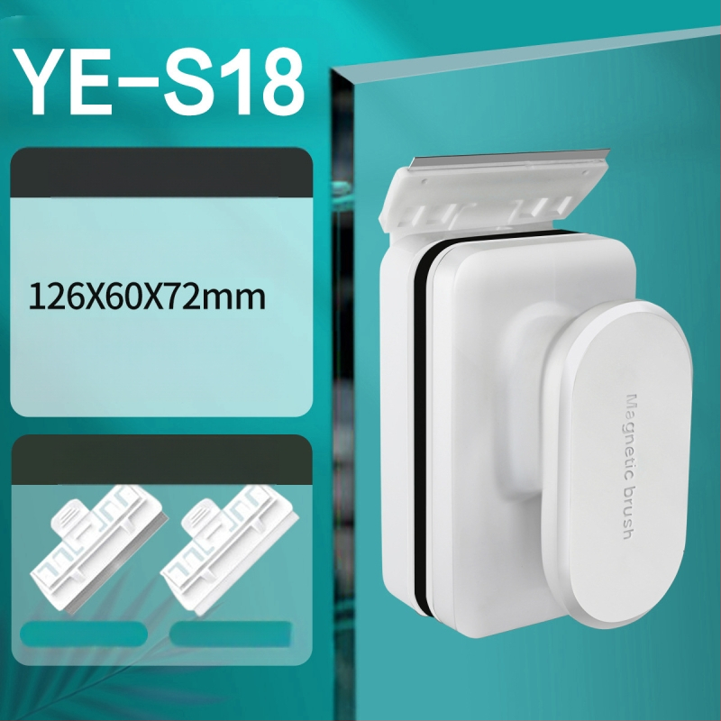 Jingye magnetska četka za čišćenje stakla u akvariju — snažno usisavanje, može se objesiti, plastično kućište, uklanjanje algi