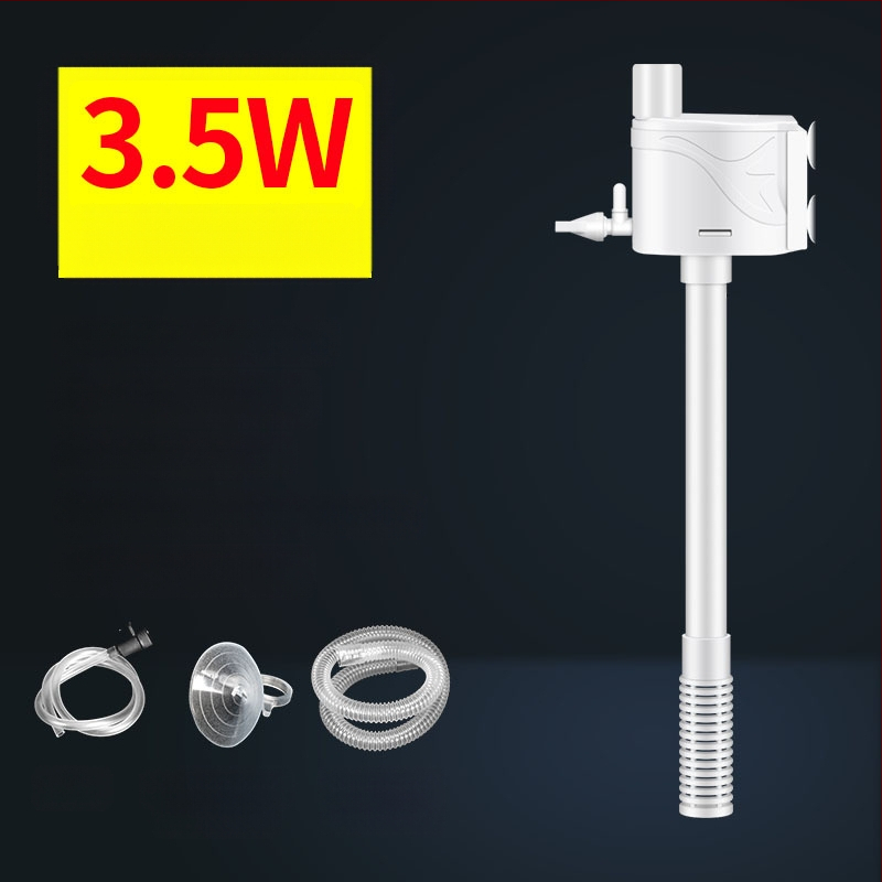 Akvarijska 3-u-1 potopna pumpa za filtraciju i oksigenaciju — ABS materijal, trostruki dizajn, broj Xuan Song (ABS; Funkcija: stvara valove i oksigenira; Glavna namjena: filtracija i oksigenacija; Stil: 3-u-1 potopna pumpa)