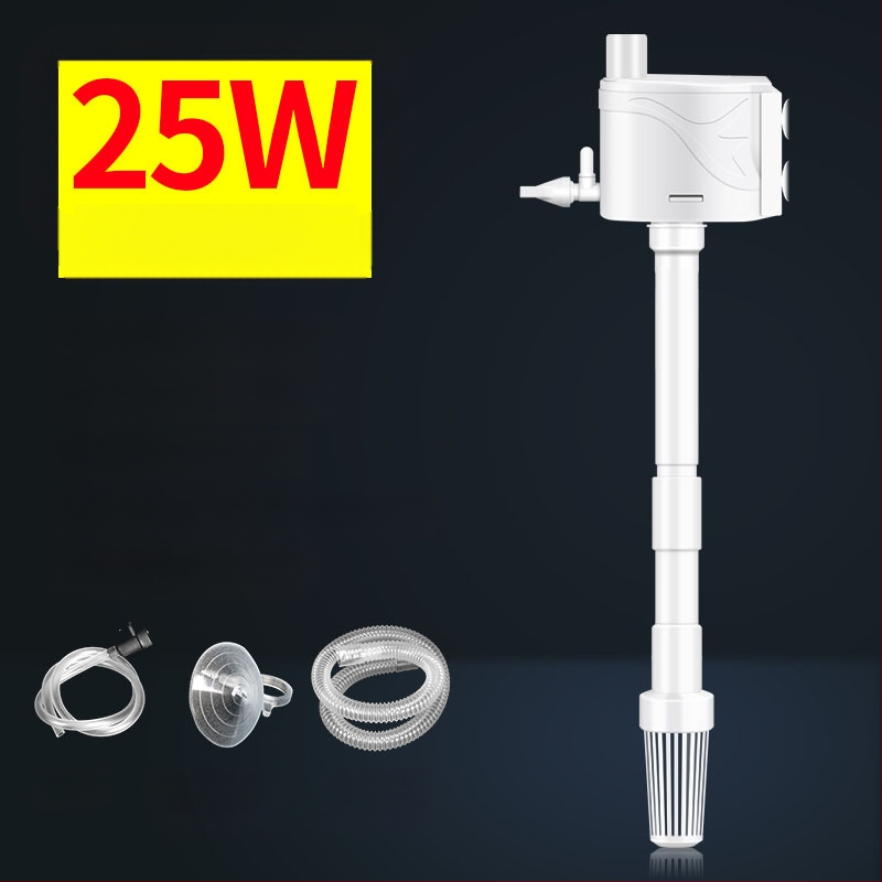 Akvarijska 3-u-1 potopna pumpa za filtraciju i oksigenaciju — ABS materijal, trostruki dizajn, broj Xuan Song (ABS; Funkcija: stvara valove i oksigenira; Glavna namjena: filtracija i oksigenacija; Stil: 3-u-1 potopna pumpa)