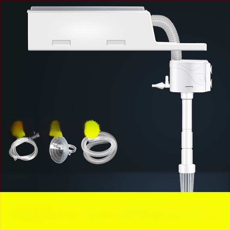 Akvarijska 3-u-1 potopna pumpa za filtraciju i oksigenaciju — ABS materijal, trostruki dizajn, broj Xuan Song (ABS; Funkcija: stvara valove i oksigenira; Glavna namjena: filtracija i oksigenacija; Stil: 3-u-1 potopna pumpa)