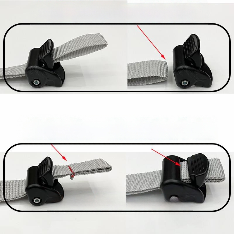 Комплект аксесоари за детска количка: дебели презрамки, регулируема лента за облегалката и универсални катарами за чадър колички