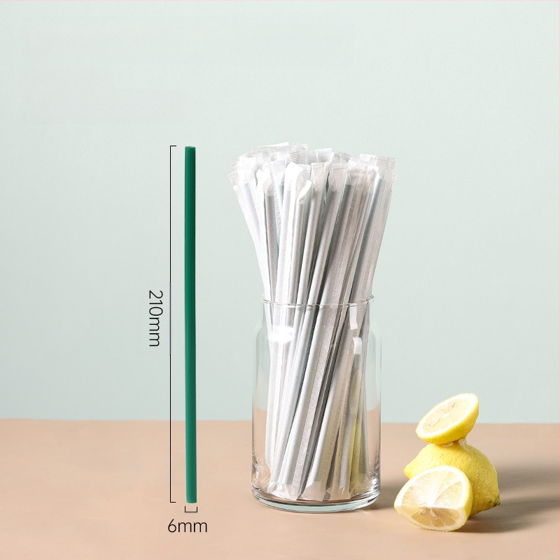 Biaoyin hardware Vienreizējās lietošanas biezi salmi, taisnas caurules, individuāli iepakoti, komerciāliem piena tējas veikaliem, plastmasas