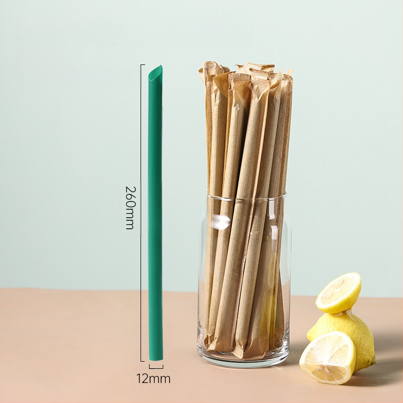 Biaoyin hardware Vienreizējās lietošanas biezi salmi, taisnas caurules, individuāli iepakoti, komerciāliem piena tējas veikaliem, plastmasas